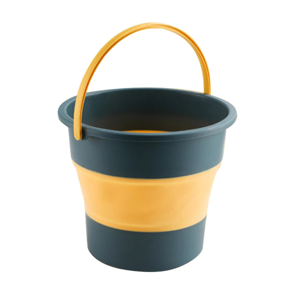 5/10L Travel Bucket Car Wash Water Storage Container Bathroom Kitchen Camp Bucket Lightweight Environmentally Outdoor Tool
