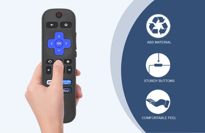 Replacement Remote Control Only for All Roku TV, Compatible for TCL Roku/Hisense Roku/Onn Roku Series Smart TVs
