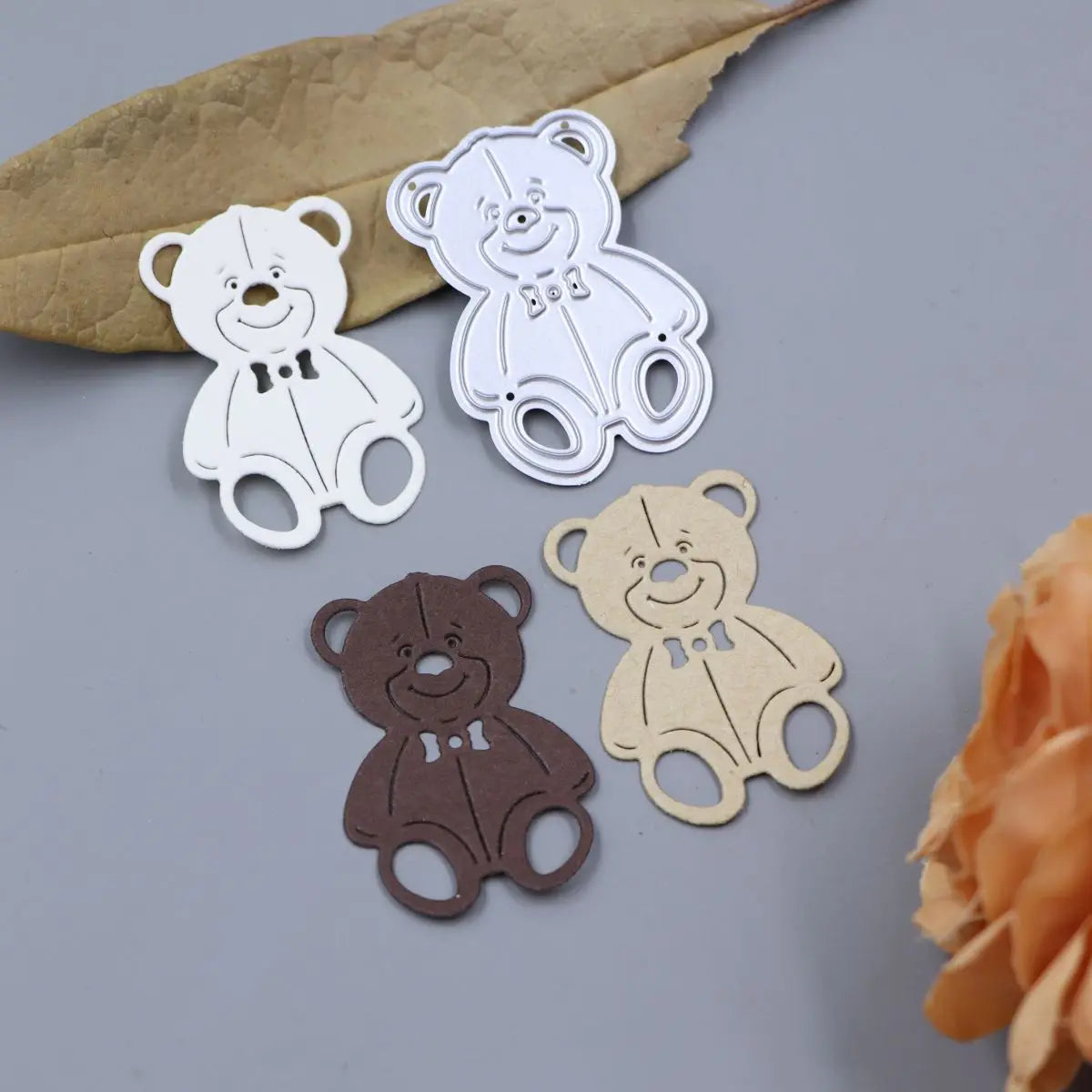 Little Cute Bear Metal Dies Cutting for Card Making DIY Handmade Crafts Scrapbooking Animal Die Cuts