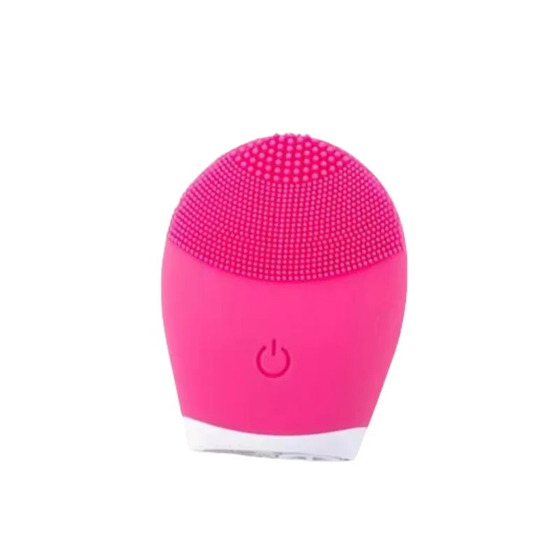 Electric Silicone Facial Cleanser Massager Skincare Massage Tool Beauty Machine Vibration Cleaning Of Pores Self Provided Batter