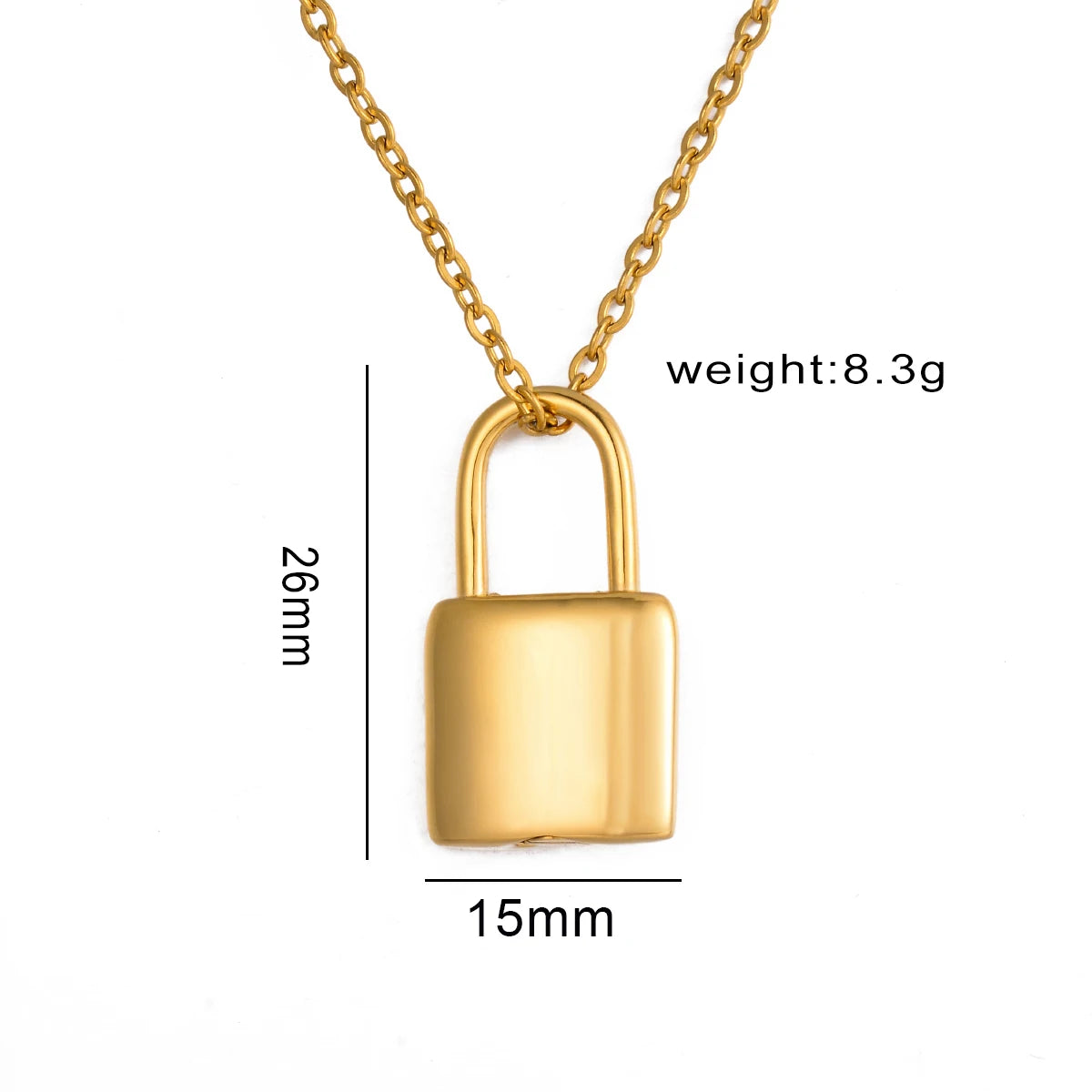 New Style Stainless Steel Small Pad Lock Cremation Ashes Urn Necklace Jewelry Keepsake Pendant Lock Memorial Jewelry
