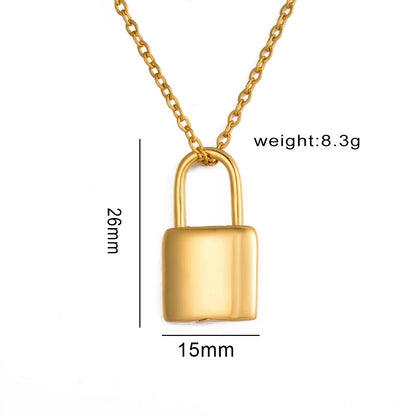 New Style Stainless Steel Small Pad Lock Cremation Ashes Urn Necklace Jewelry Keepsake Pendant Lock Memorial Jewelry
