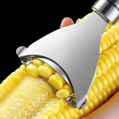 Stainless Steel Corn Planer Home Corn Peeler with Ergonomic Handle Convenient Corn Stripper Thresher Corn Cutter Kitchen Gadgets