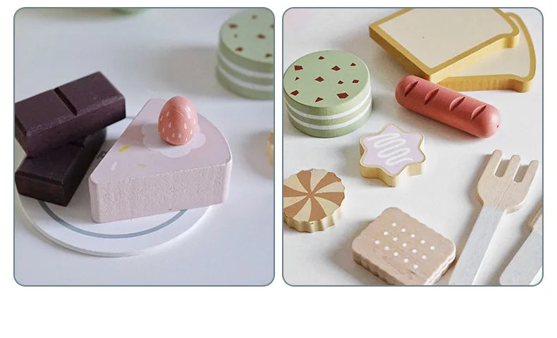 Educational Toys Simulation Medical Tool Medical Storage Bag Nurse Accessories Set Toy Gift for Kids Wooden Pretend Play Doctor