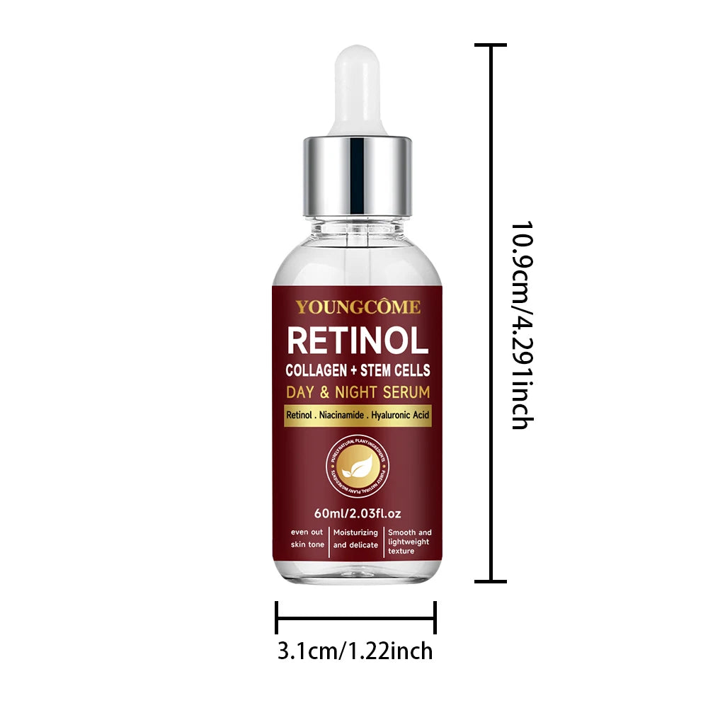 Retinol Day & Night Serum Face Serum Liquid Serum For Face Hyaluronic Acid Moisturizing Nourishing Skin Care Product  Korea 2025