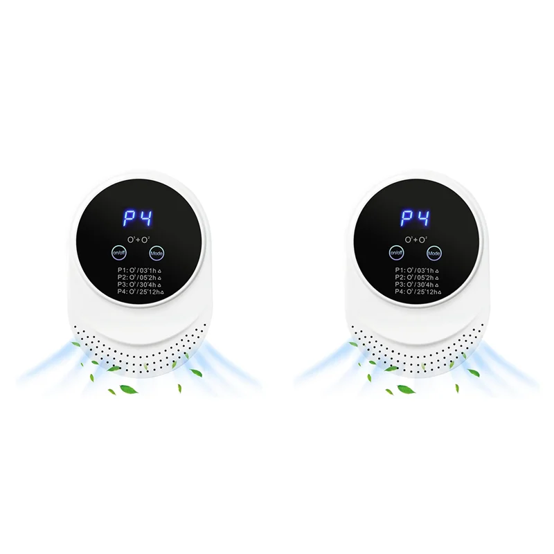 AT21-2X Odor Eliminator For Strong Odor Odor Removal Air Ionizers For Home, Pets,Toilet,Wardrobe, Bedroom,Kitchen,Us Plug