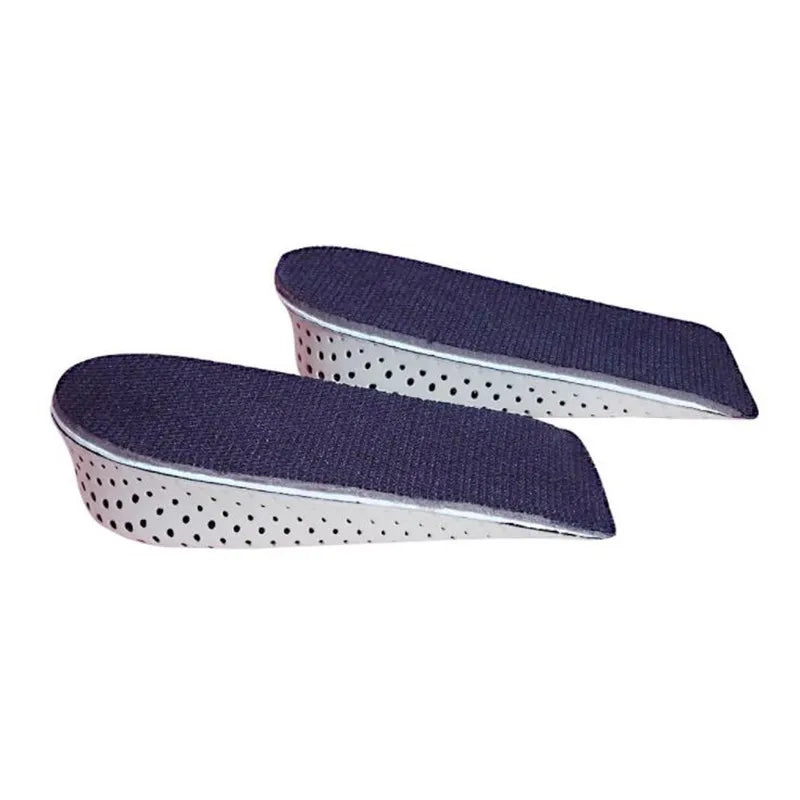 Height Increase Half Shoe Insoles Heel Insert Sports Shoes Pad Cushion Arch Support Unisex 2-5 CM Invisible Heighten Sole Insole