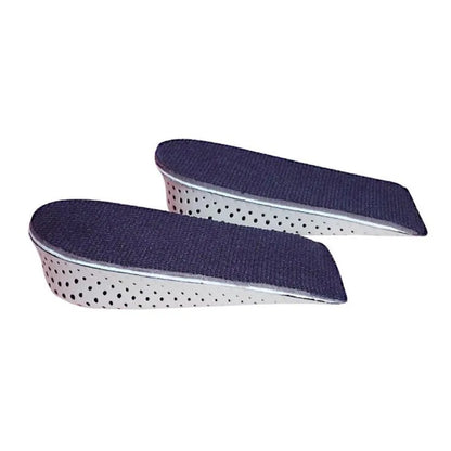 Height Increase Half Shoe Insoles Heel Insert Sports Shoes Pad Cushion Arch Support Unisex 2-5 CM Invisible Heighten Sole Insole