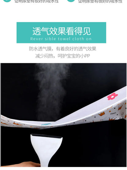 Newborn Cartoon Urine Pad Portable Cute Double Sided Bed Mat Waterproof Washable Diaper Changing Pad Children Diaper Products