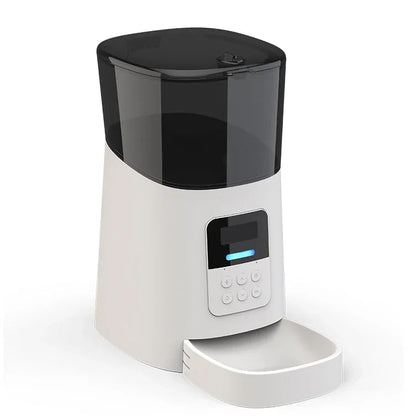 Video Automatic Pet Feeder with HD Camera, Food Dispenser for Cats and Dogs WiFi Smart Feeder with Camera 6L 2-Way Audio,Mobile