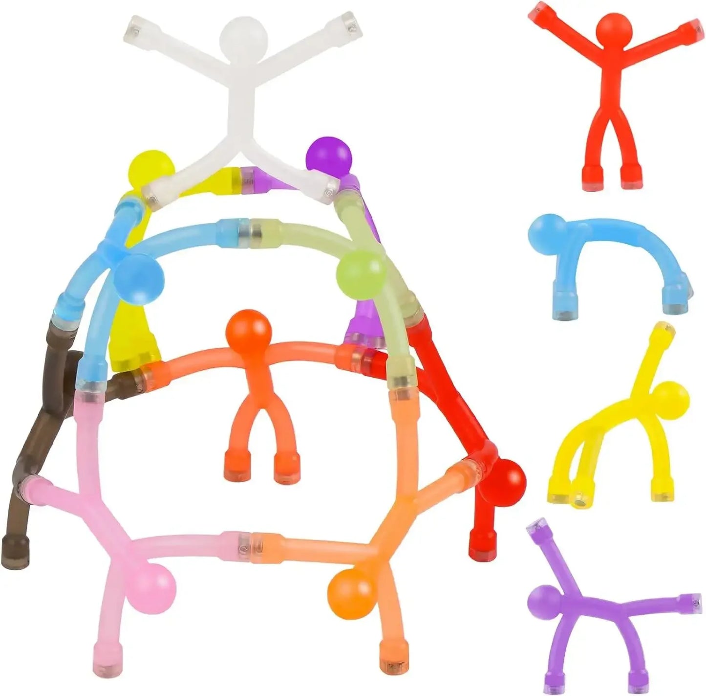 Fridge Magnets Man, Humanoid Magnetic Toys for Fridge, Magnetic People Mini Humanoid Colorful Magnetic Toy for Locker, Office