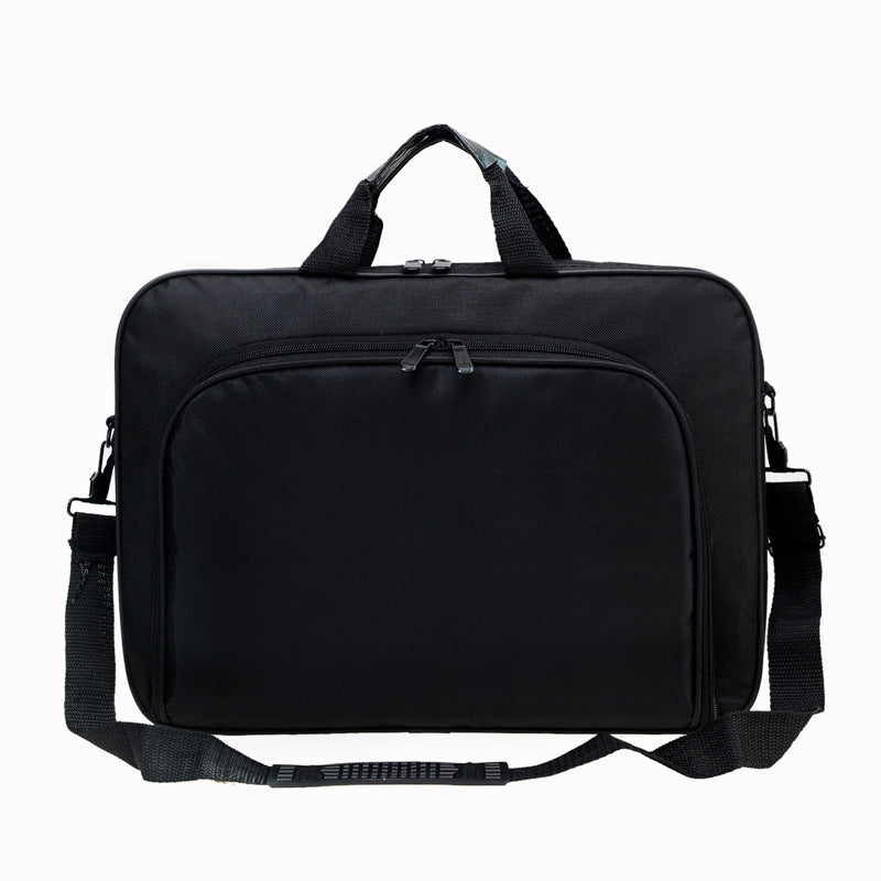 15.6 Inch 17 In Laptop Bag Business Portable Nylon Computer Handbags Laptop Shoulder Handbag Zipper Shoulder Simple Style