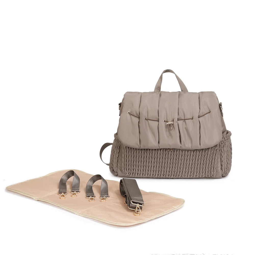 Diaper Bag Large Diaper Backpack Stylish Toddler Baby Maternity Bags Travel Backpacks with Insulated Pockets Changing Pad Stroll