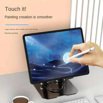 2025 Tablet Stand 360° Rotatable Adjustable Foldable Desktop Stand  Compatible For 4.7-12 Inch Ipad Pro/Air/Min/Phone Universal