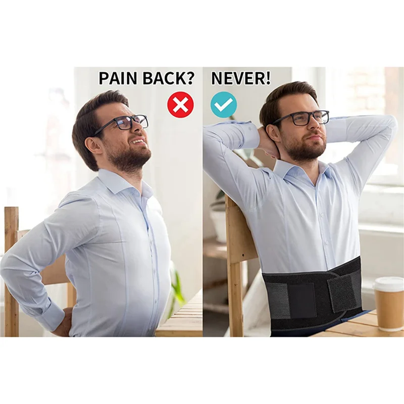 BHBD-Back Brace For Lower Back Pain, Back Support Belt For Women & Men, Breathable Lower Back Brace With Lumbar Pad(S) Durable