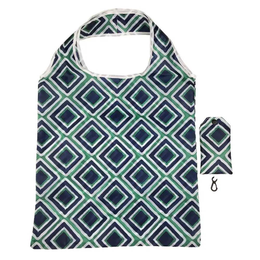 Foldable Shopping Bags for Groceries Recyclable Grocery Tote Pouch Eco-Friendly Heavy Duty Washable Shopping Bag