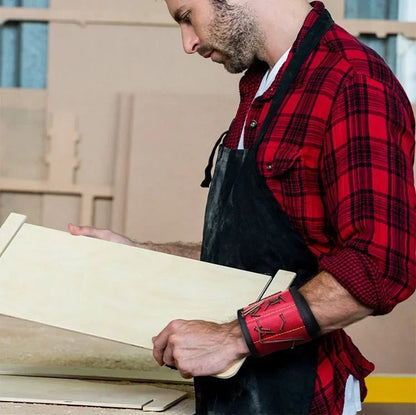 Magnetic Wristband Tool Holder for Screws, Nails & Drilling Bits – Strong 5 Rows of Magnets for DIY & Workshop Use