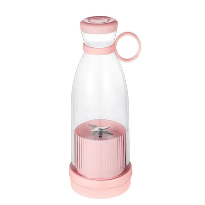 1pc Pink/White Portable Blender Juicer Bottle Electric USB Charge Mini Fruit Milk Mixers Blender Milkshake Juice Maker Machine