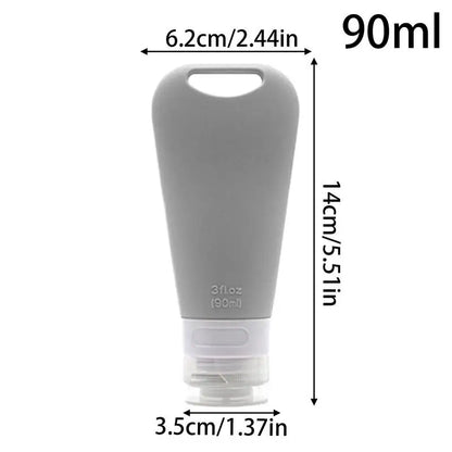 Travel Shampoo Bottles Silicone Dog Food Container 90ml Puppy Necessities Pet Accessories for Body Wash Lotions Cream