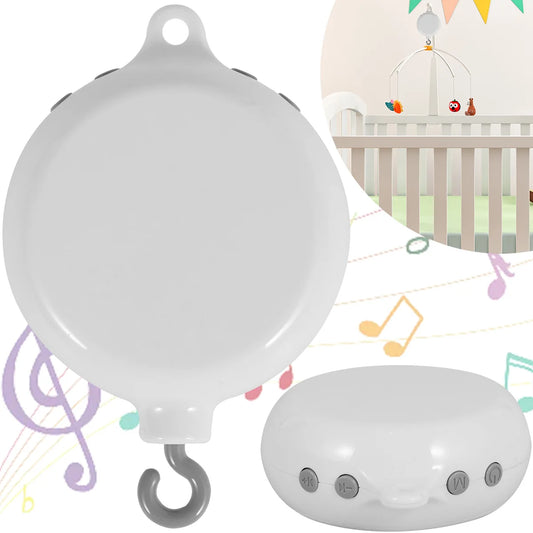 Baby Mobile Music Box Crib Mobile Motor with 3 Modes Volume Adjustable 35 Lullabies Baby Mobile Music Box for Bassinet