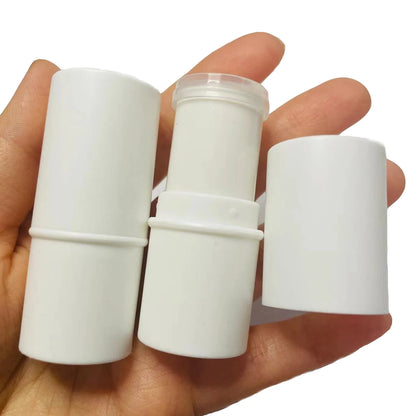 6g Cylinder Solid Deodorants Tubes Green Lip Balm Container Empty Lipstick Bottle Cleansing mask stick
