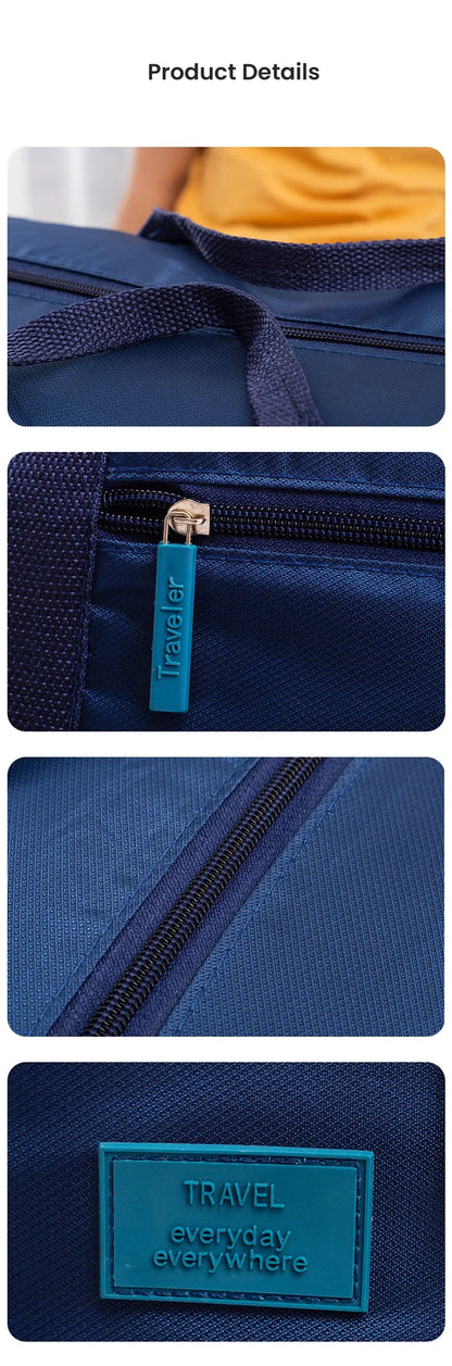 Foldable Travel Bag Lightweight Traveling Duffel Bag for Women Men Tote Bag Carry on Luggage Bags Weekender Overnight Bags