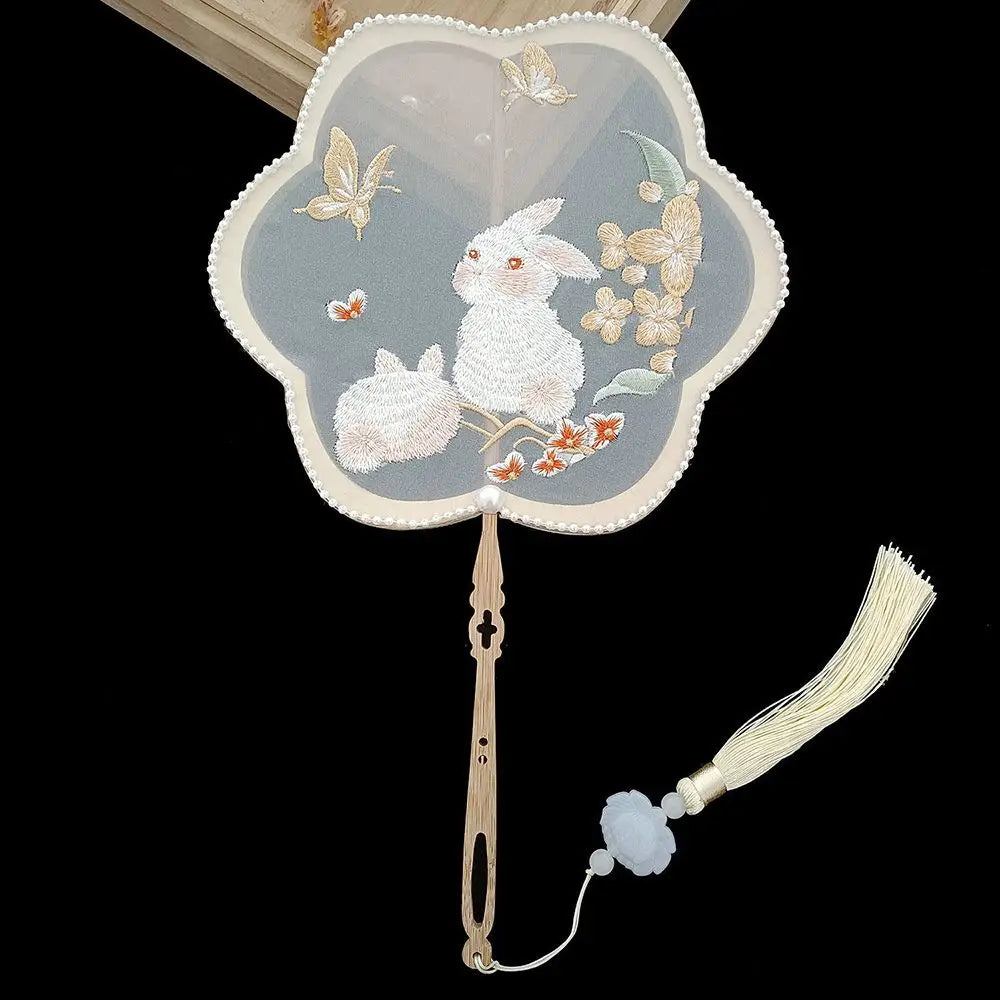 Style Hanfu Accessories Dancing Fan DIY Craftsmanship Decorative Fans Home Decoration Hand Fan Group Fan Photography Prop