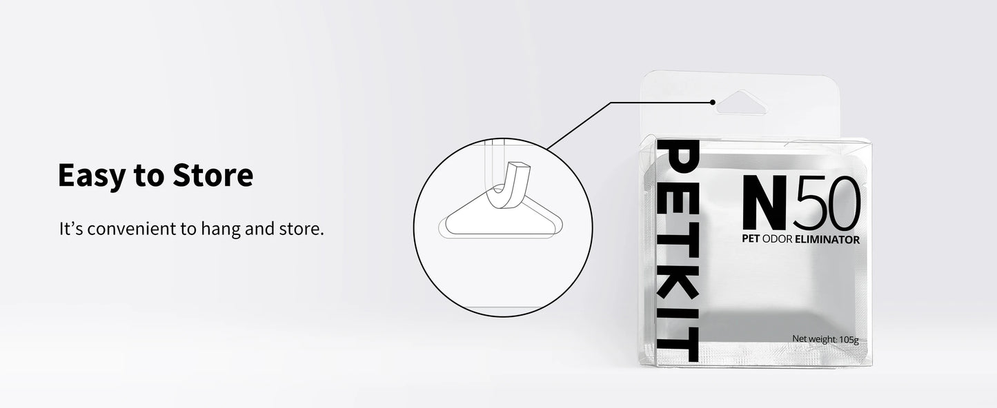 PETKIT N50 Odor Eliminator for PuraX PuraMax Cat Litter Box Odor Control Air Purifying Refills Use for Cat Deodorant Cubes