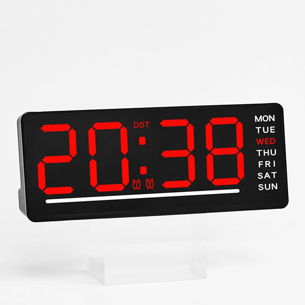 Silent Digital Alarm Clock for Babies,LED Bedside Clock with Night Light Multiple Functions | Adjustable Tone Volume