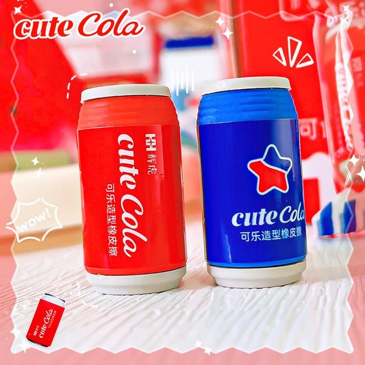 school teacher gift back to school supplies Aesthetic cute stationery Kawaii object funny erasers Drinks rubber cute things byUm