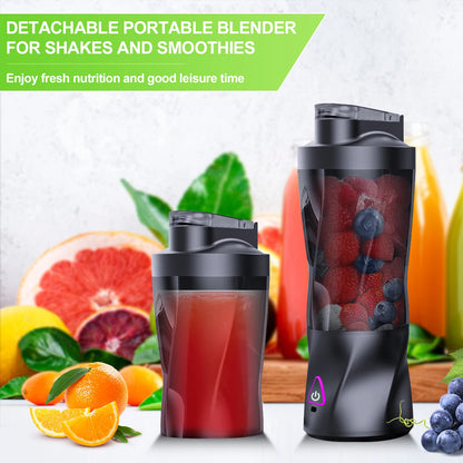 2025 New Mini Blender Portable Blender For Milkshakes And Smoothies Juice Making Small Convenient Multi-Functional Black Juicer.