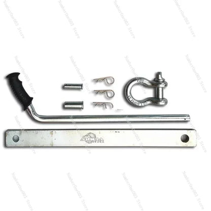 Off-road Vehicle with Electric Winch Ground Anchor Car-mounted Folding Outdoor Rescue Tool Winch Self-rescue Anchor