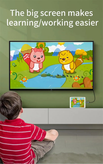 LD39 Wire HD Streaming Display TV Stick Dongle Micro USB Type C to HDMI Cable Mirroring Screen for Android Phone Tablet to TV