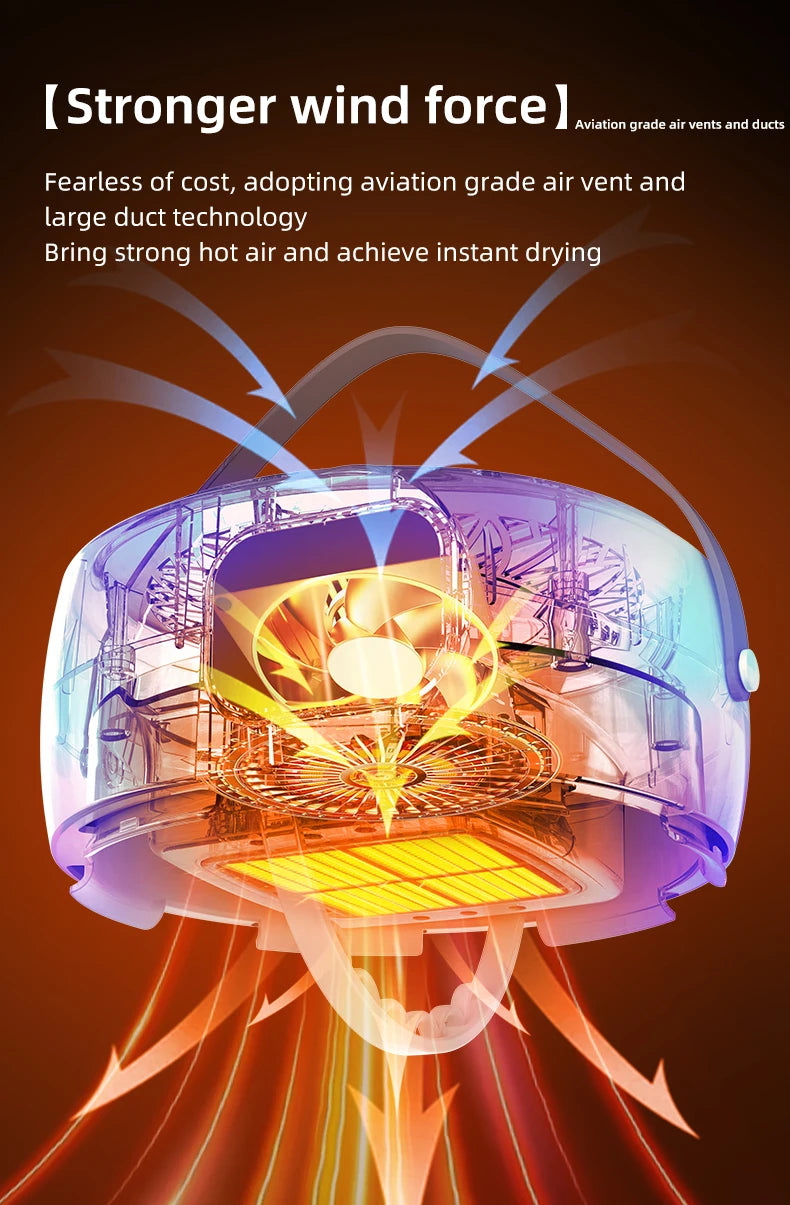 Portable Electric Clothes Dryer Multifunctional Dryer Machine Foldable Clothes Dryer with Timer Mini Clothes Dryer For Travel