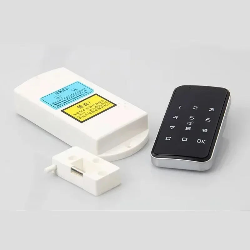 Home  Screen Cabinet Lock Digital Electronic Password Aluminum Sliding Door Security Bar Anti-theft Card Keypad Keyless Bolt