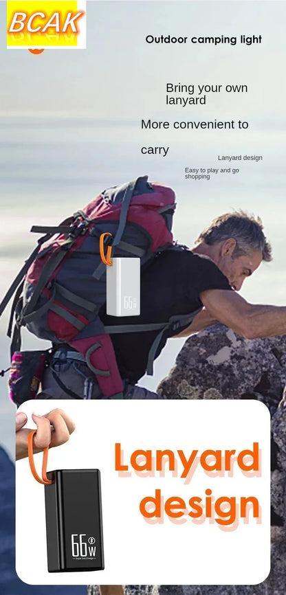 BCAK Brand Upgraded Version Super power bank fast charging with LED Super Large Capacity 500000mah 100000mah 200000mah 300000mah