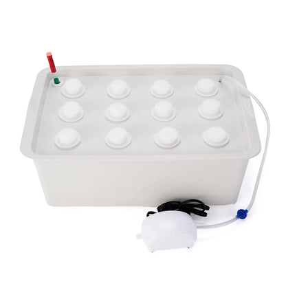 12 Hole 220V Plant Hydroponic Kit Cultivation Box Garden Pots Planters Seedling Cultivation Grow Kit Vegetables Nursery Pots