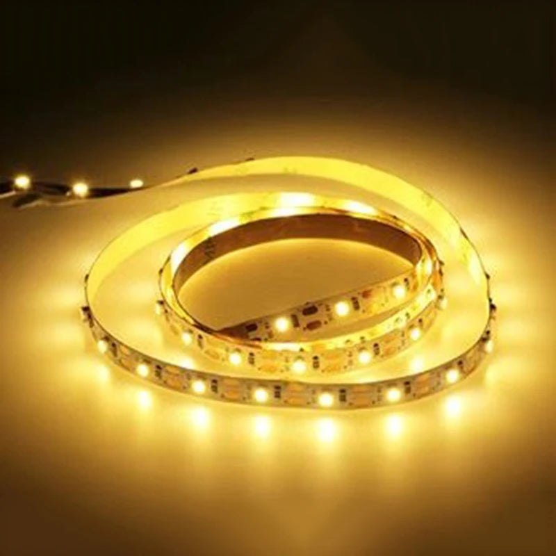 AA Battery Power Led Strip Light SMD2835 1-5M Flexible Lighting Ribbon Tape White/Warm White Strip Cabinet Lights Backlight
