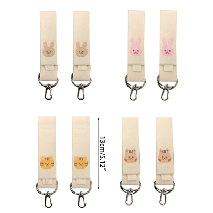 2Pcs Stroller Hooks for Hanging Bags Shopping Bags Durable Cartoon Hooks Universal Armrest Hanging Hook for Prams