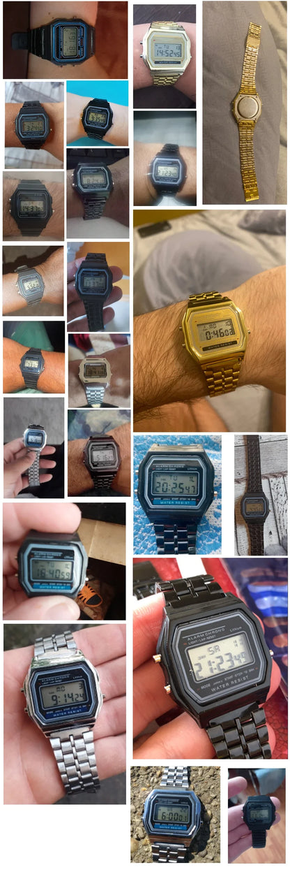 2025 Digital Watches for Men Sports Waterproof Bracelet Clock Gold Electronice LED Wristwatch Women Casucal Montre Homme Relogio