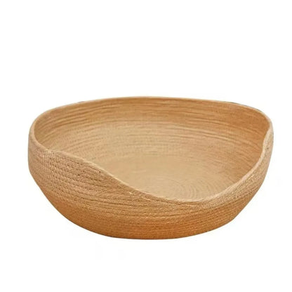 Pet Bed Kennel for Cat Puppy Dog Beds Sofa Handmade Bamboo Weaving Cat Cozy Nest Pet Accessaries