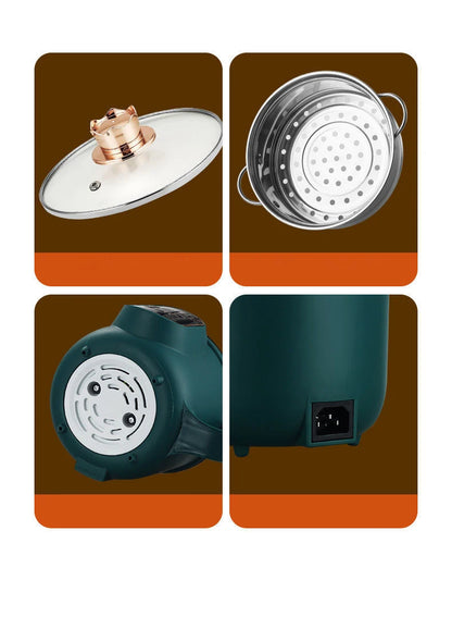 Electric Hot Pot Cooker Multicooker Hotpot Stew Heating Eggs Soup Pan Noodles  Steamer Rice Cookers Cooking Pot EU Plug