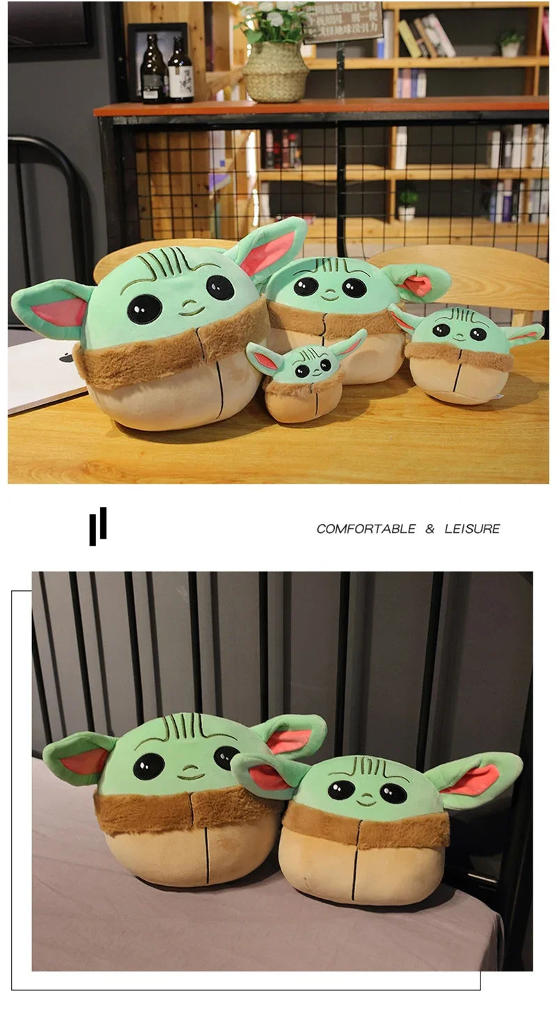 10/20cm Disney Kawaii Plush Baby Yoda Anime Cartoon Stuffed Toys Figure Doll Kawaii Stuffed Toys Cute Gifts For Boys Girls