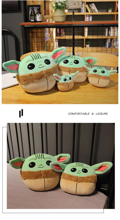 10/20cm Disney Kawaii Plush Baby Yoda Anime Cartoon Stuffed Toys Figure Doll Kawaii Stuffed Toys Cute Gifts For Boys Girls