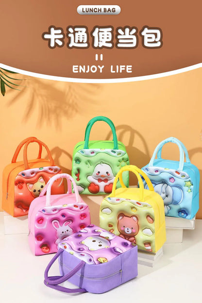 Food Storage bag Student lunchbag cool food bag for Children Food Container for Kids Schiool Thermal Lunch food Bag Mommy bag