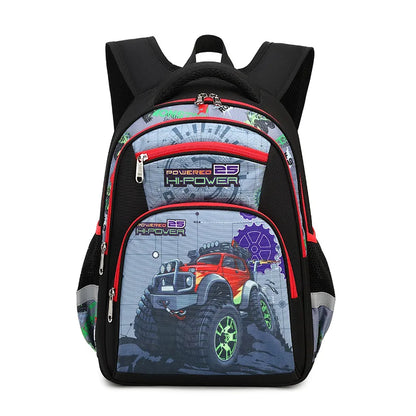 School Bags for Kids Backpack for Boys Elementary Kindergarten Preschool School Bag 14 inch Multifunctional Cute Large Capacity
