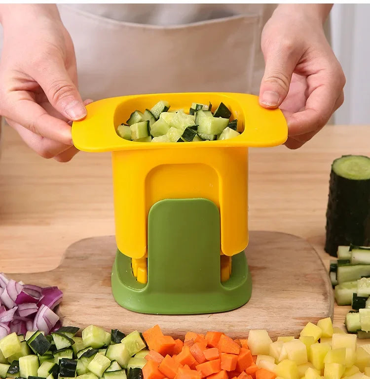Multifunctional Vegetable Chopper Onion Dicing Artifact Kitchen Gadget Cucumber Potato Slicer French Fries Slicer Kitchen Tools