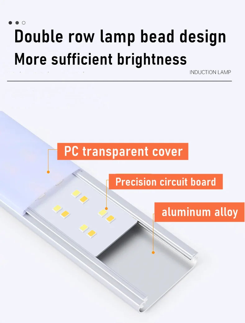 Under Cabinet Light Motion Sensor Light Rechargeable Magnetic Led Night Light Closet Light Kitchen Bedroom Lighting Night Light