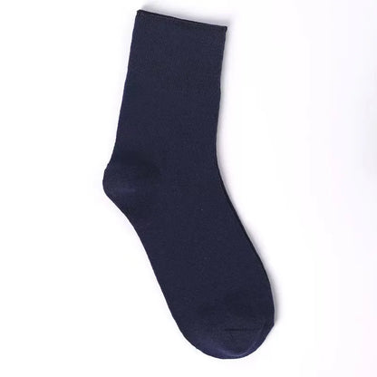 10PCS=5Pairs Loose Mouth Socks Diabetic Prevent Varicose Veins Cotton Comfortable Older Hypertensive Patients Fat Man Socks Gift