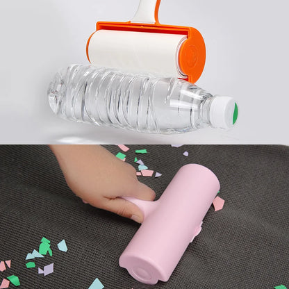 5 Rolls Portable Carpet Tape Hair Remover Lint Roller Refills for Clothes Tearable Sticky Paper